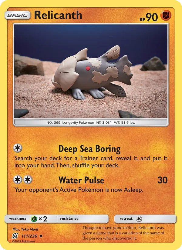 Relicanth #111 – Unified Minds card