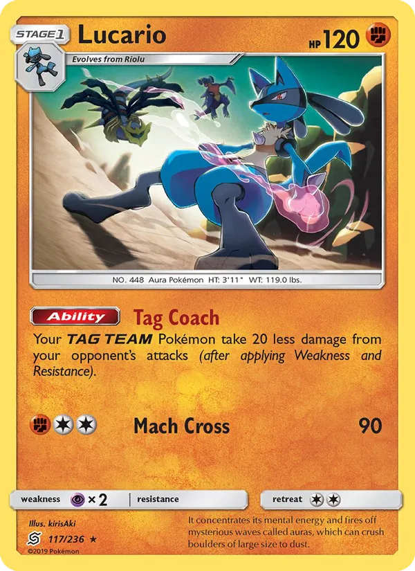 Lucario #117 – Unified Minds card