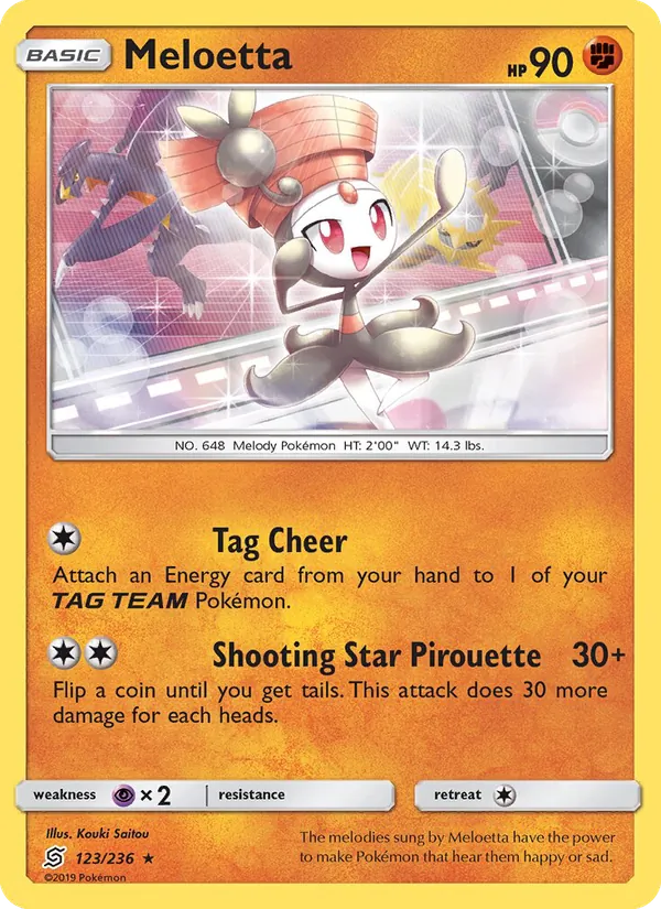 Meloetta #123 – Unified Minds card