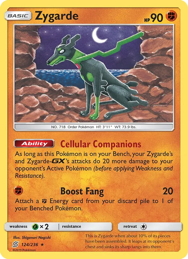 Zygarde #124 – Unified Minds card