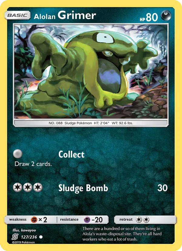 Alolan Grimer #127 – Unified Minds card