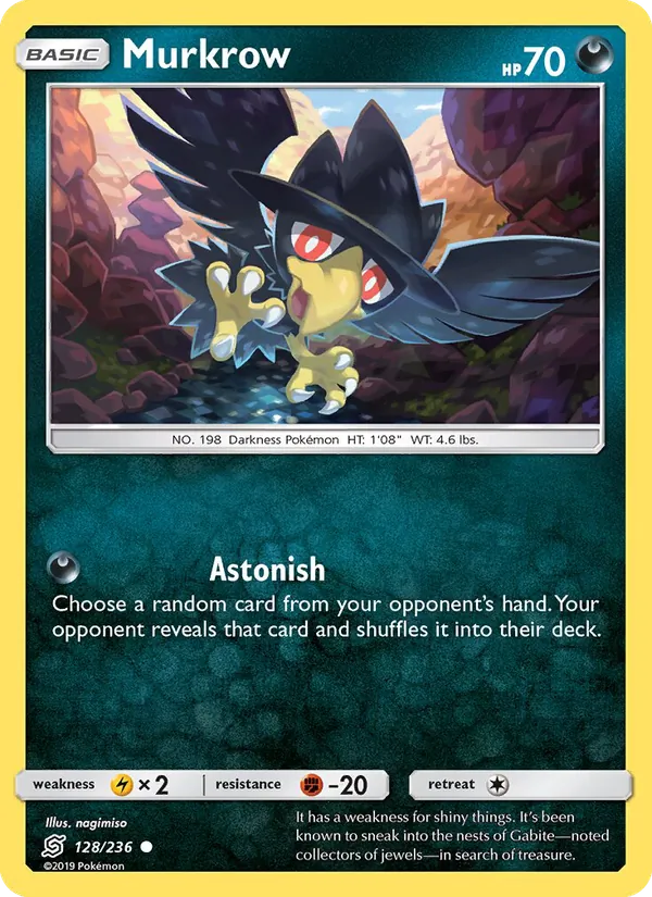 Murkrow #128 – Unified Minds card