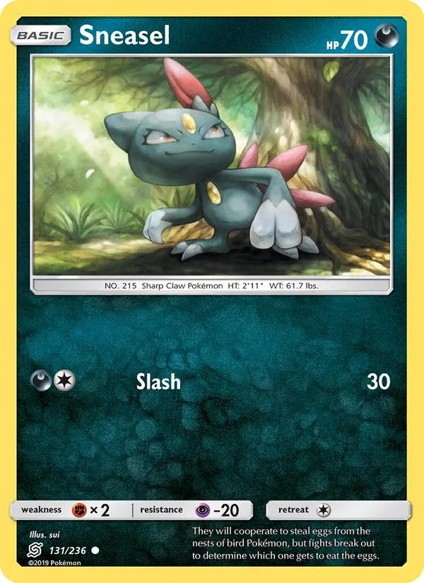 Sneasel #131 – Unified Minds card