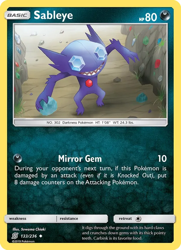 Sableye #133 – Unified Minds card