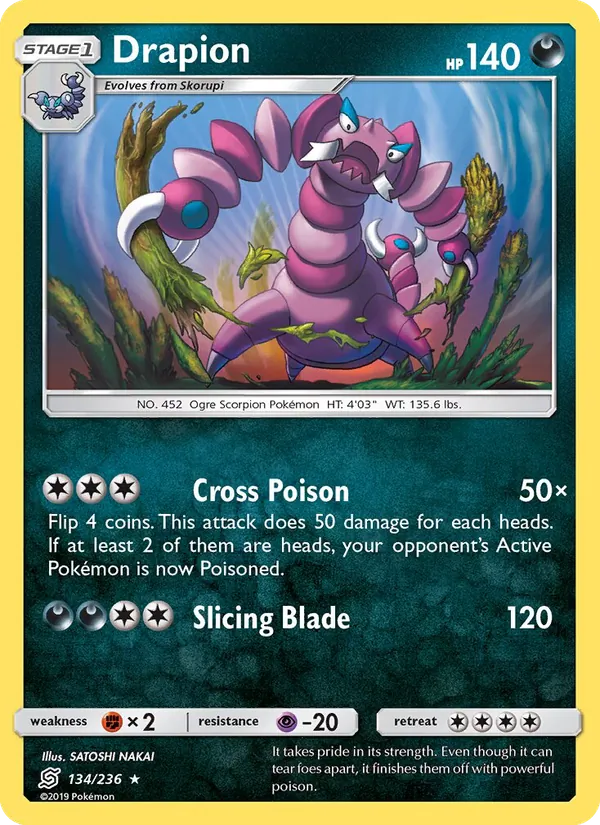 Drapion #134 – Unified Minds card