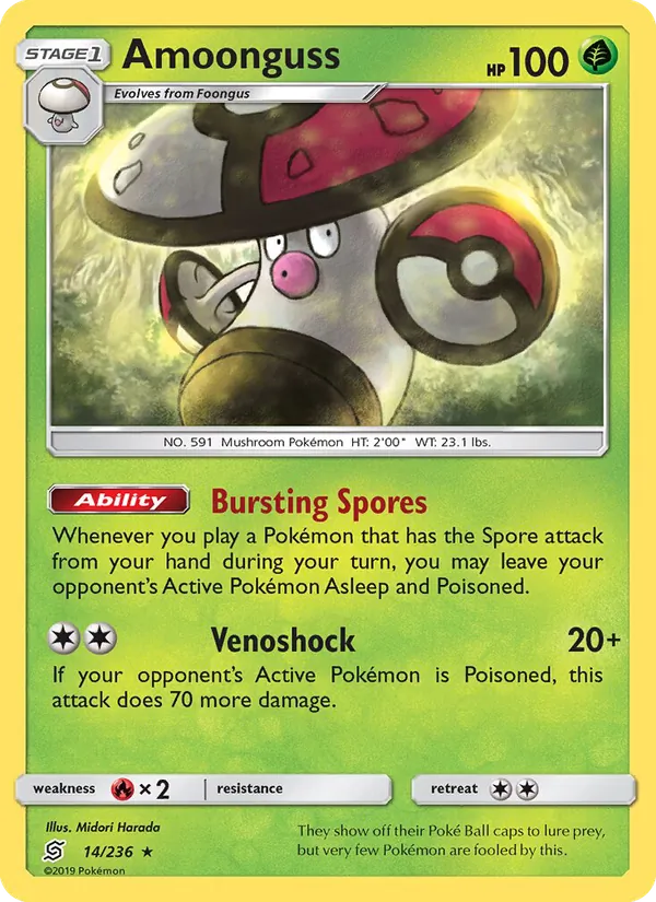 Amoonguss #14 – Unified Minds card