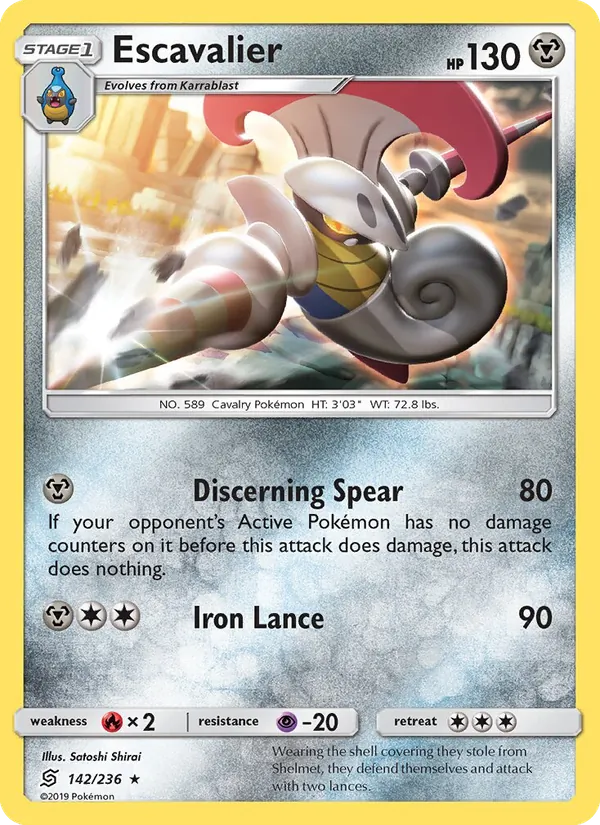 Escavalier #142 – Unified Minds card