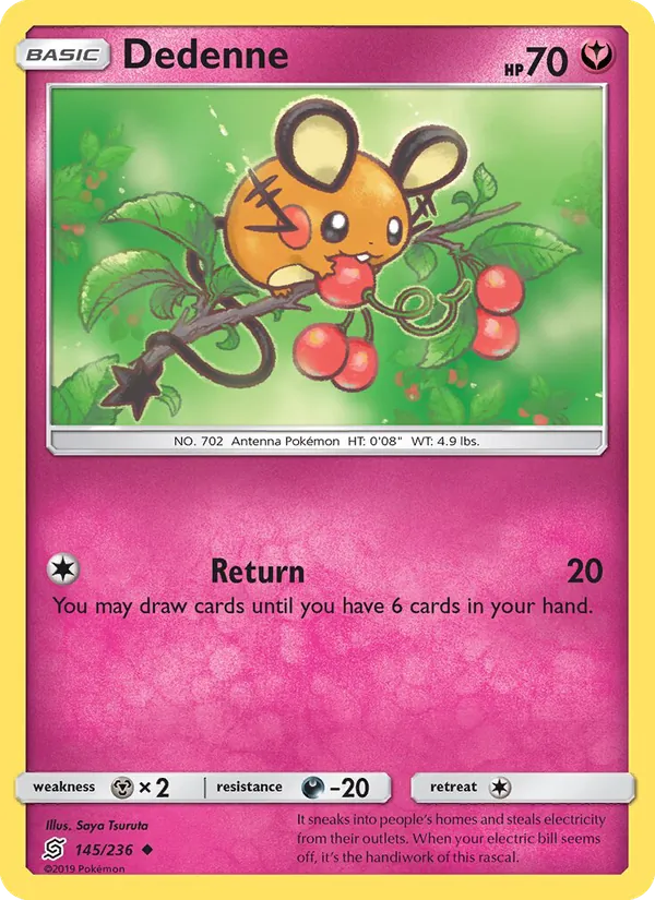 Dedenne #145 – Unified Minds card