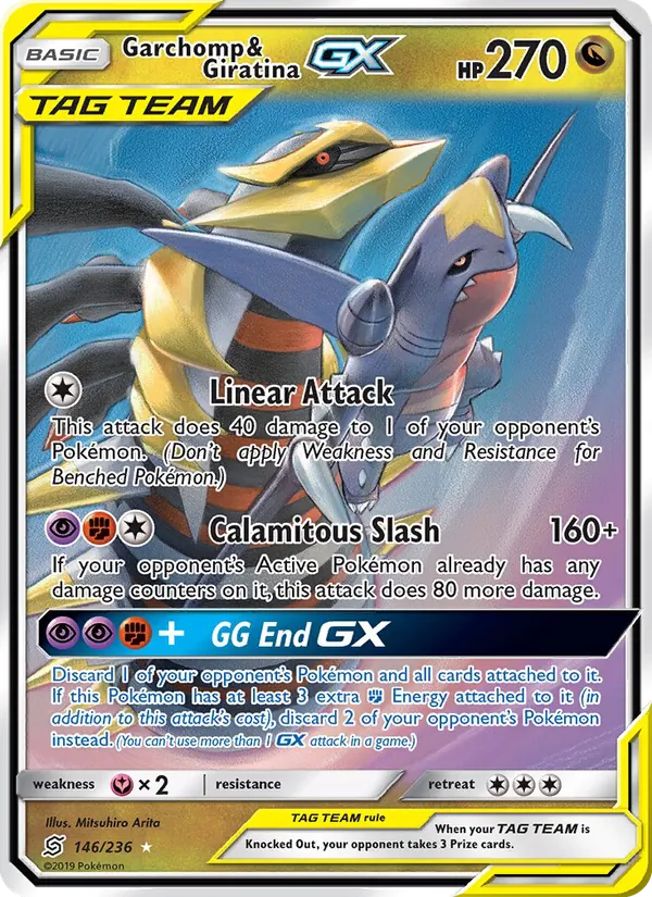 Garchomp & Giratina GX #146 – Unified Minds card