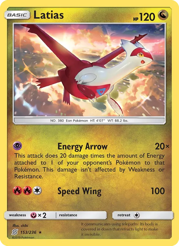 Latias #153 – Unified Minds card