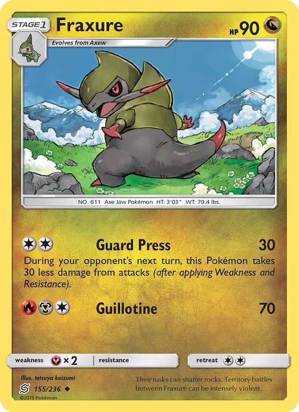 Fraxure #155 – Unified Minds card