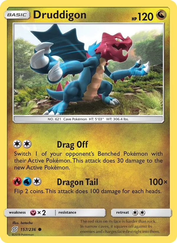 Druddigon #157 – Unified Minds card
