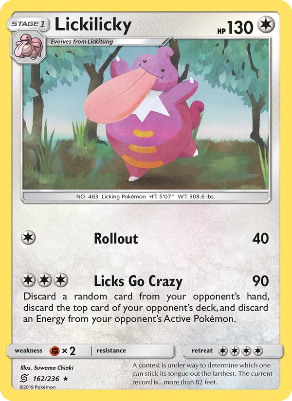 Lickilicky #162 – Unified Minds card
