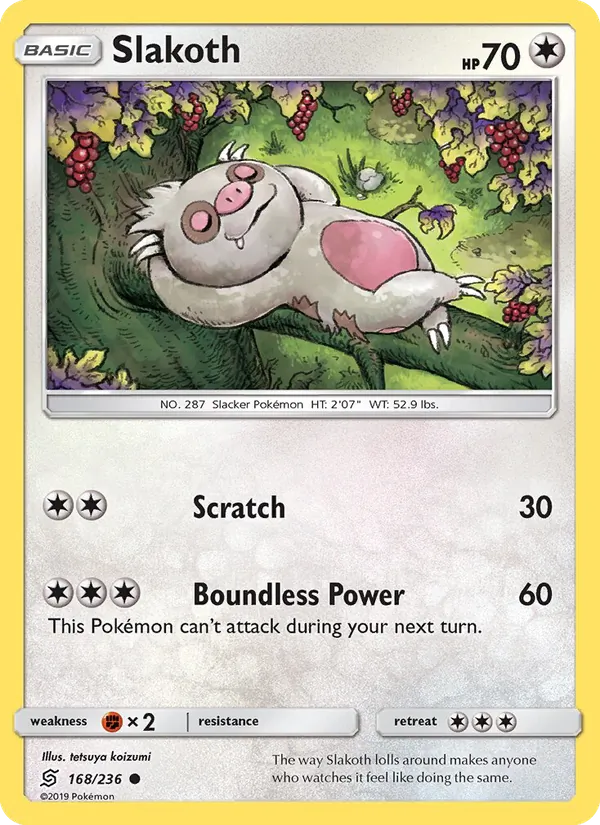 Slakoth #168 – Unified Minds card