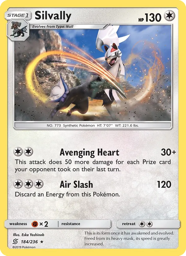 Silvally #184 – Unified Minds card