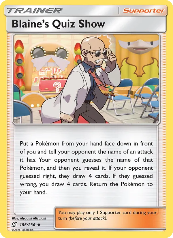 Blaine’s Quiz Show #186 – Unified Minds card