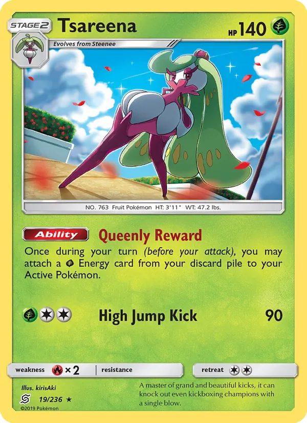 Tsareena #19 – Unified Minds card