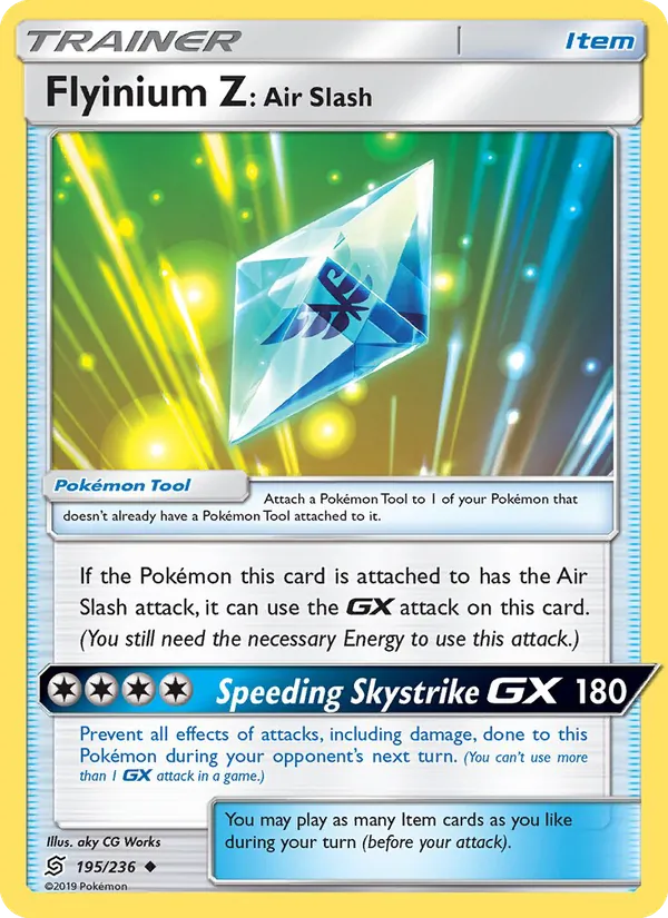 Flyinium Z: Air Slash #195 – Unified Minds card