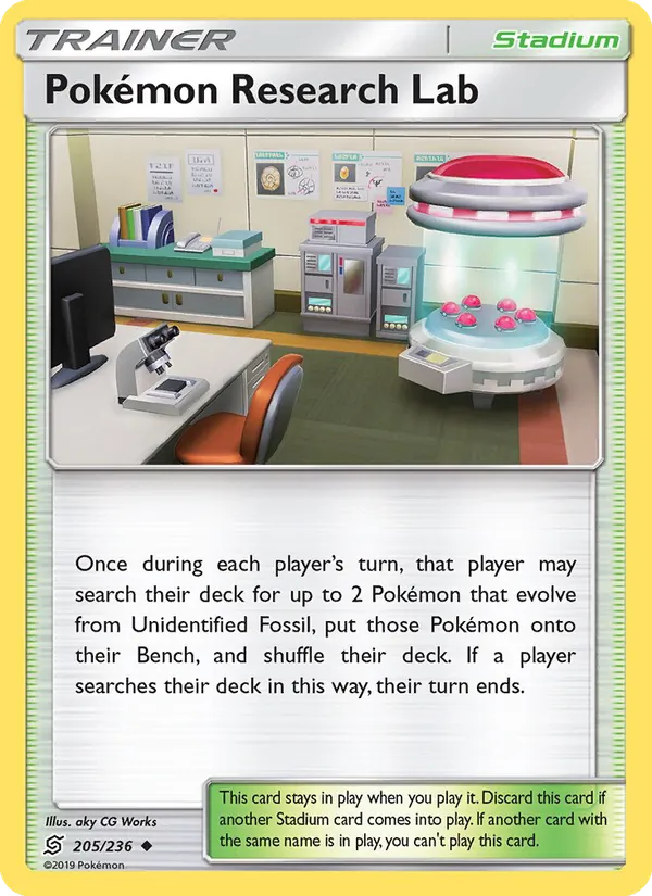 Pokémon Research Lab #205 – Unified Minds card