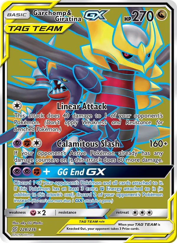 Garchomp & Giratina GX #228 – Unified Minds card