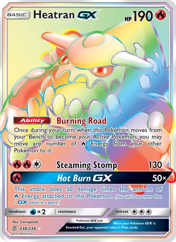 Heatran GX #238 – Unified Minds card