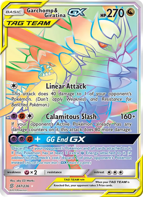 Garchomp & Giratina GX #247 – Unified Minds card