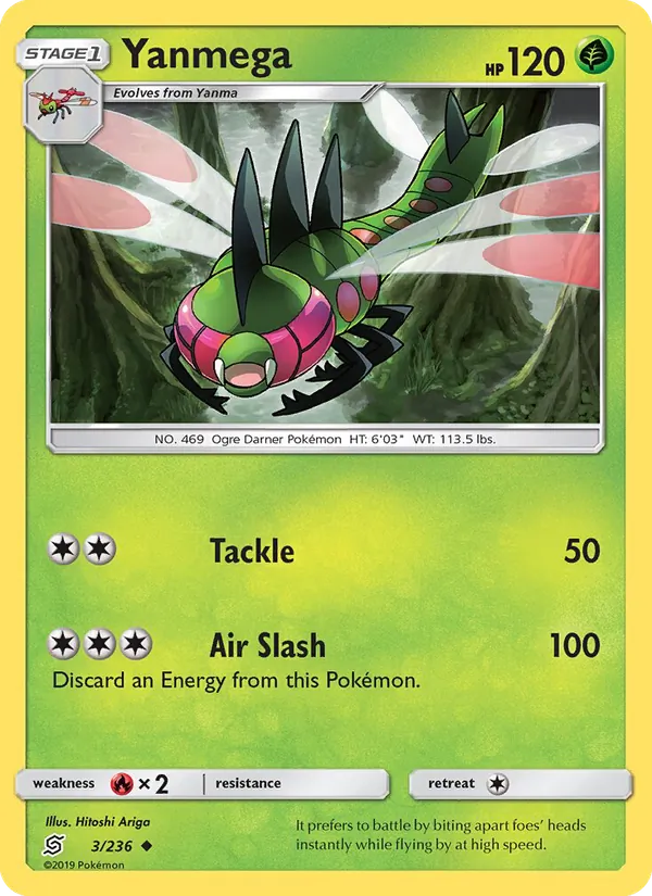 Yanmega #3 – Unified Minds card