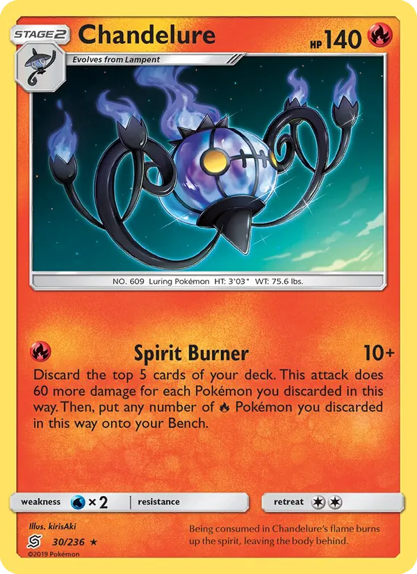 Chandelure #30 – Unified Minds card