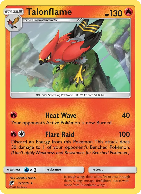 Talonflame #32 – Unified Minds card