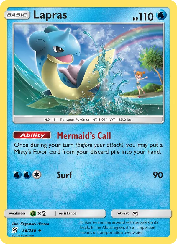 Lapras #36 – Unified Minds card