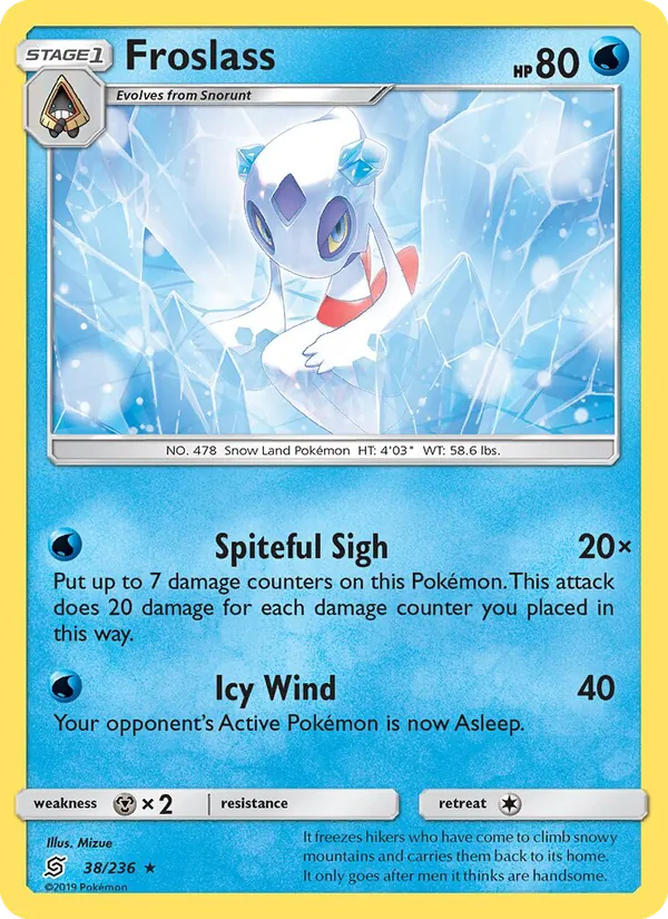 Froslass #38 – Unified Minds card