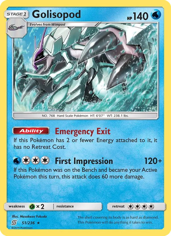 Golisopod #51 – Unified Minds card