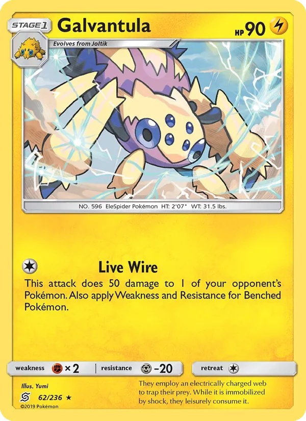 Galvantula #62 – Unified Minds card