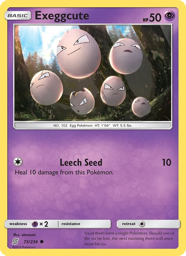 Exeggcute #73 – Unified Minds card