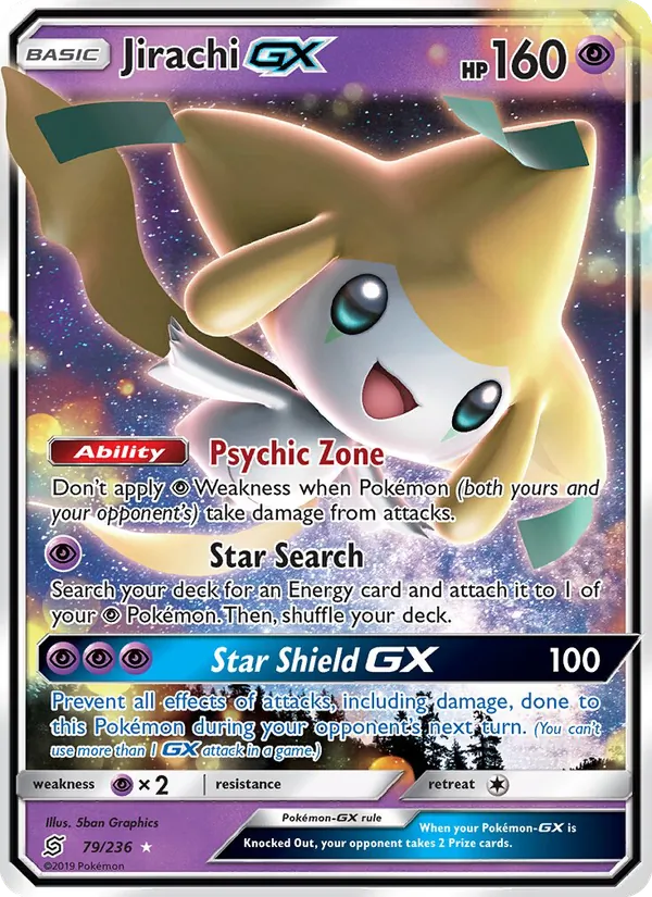 Jirachi GX #79 – Unified Minds card
