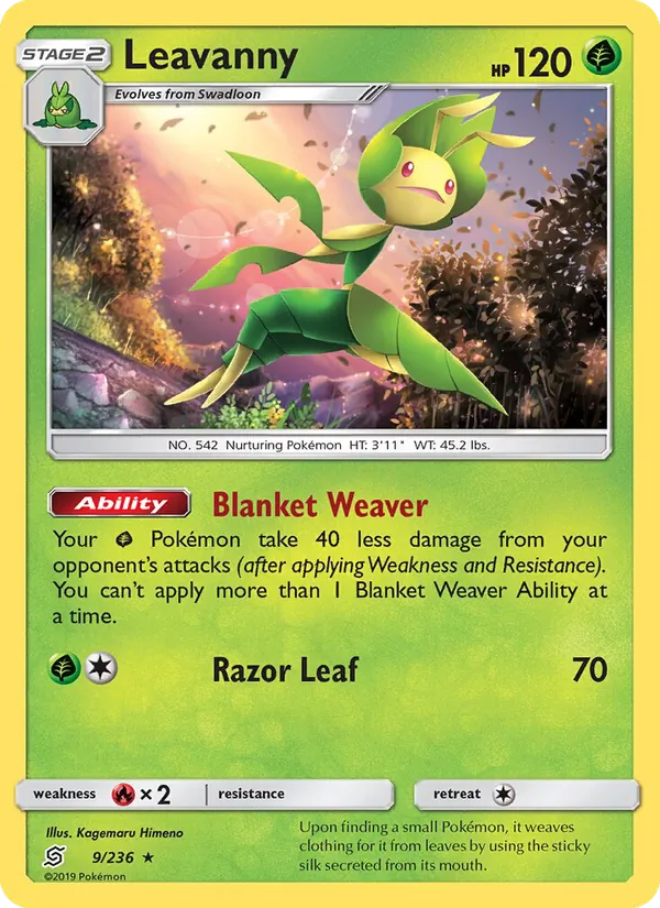 Leavanny #9 – Unified Minds card