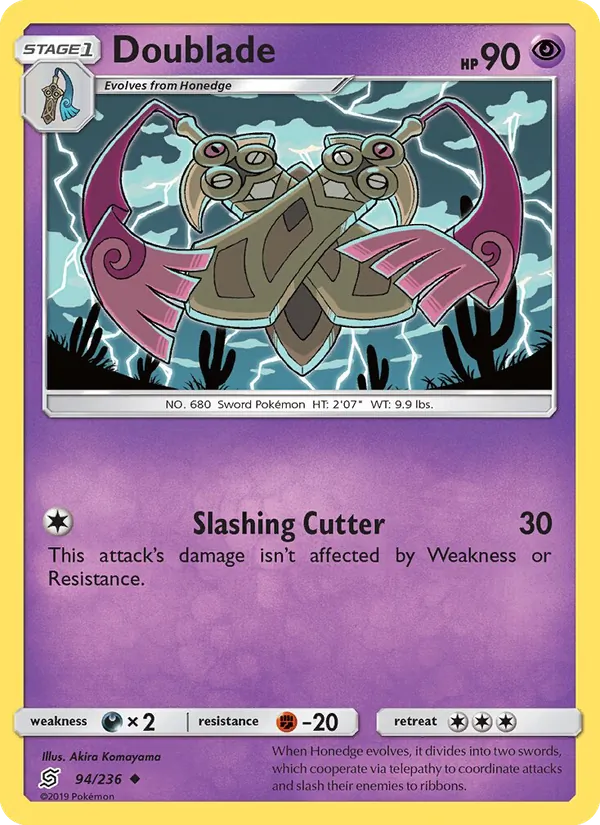 Doublade #94 – Unified Minds card