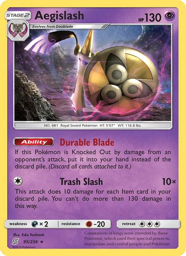 Aegislash #95 – Unified Minds card