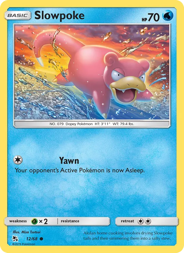 Slowpoke #12 – Hidden Fates card