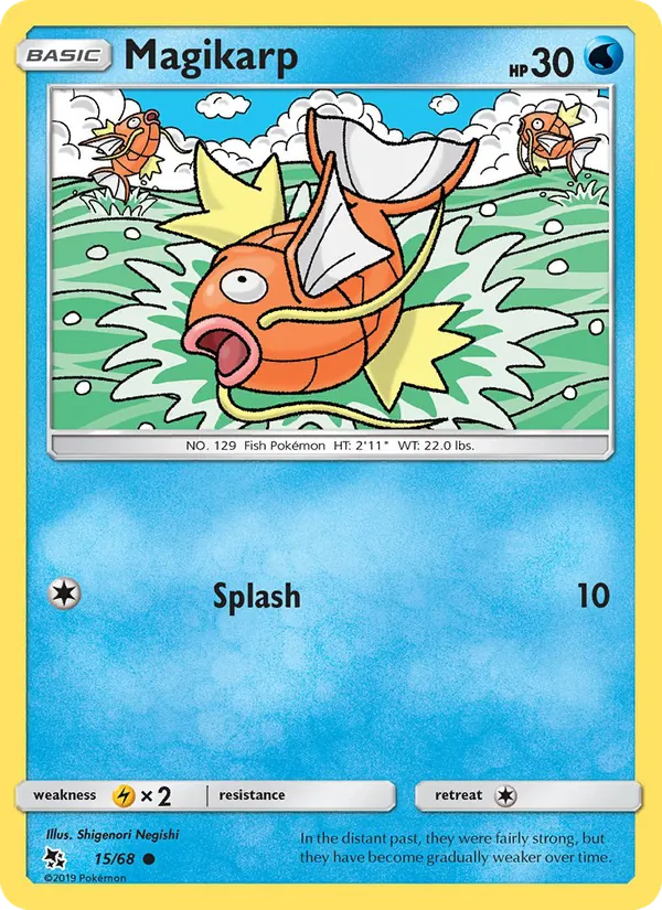 Magikarp #15 – Hidden Fates card