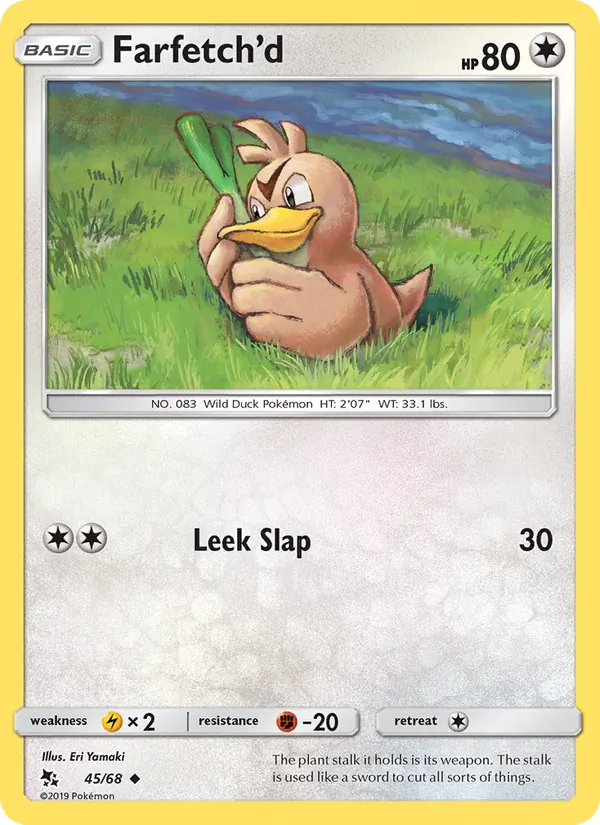 Farfetch’d #45 – Hidden Fates card