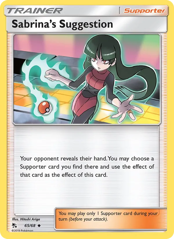 Sabrina’s Suggestion #65 – Hidden Fates card