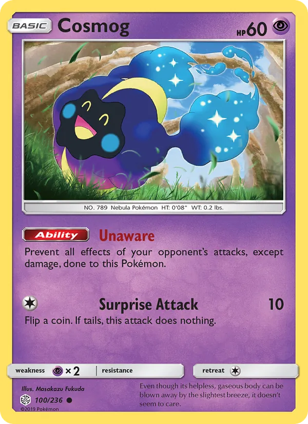 Cosmog #100 – Cosmic Eclipse card