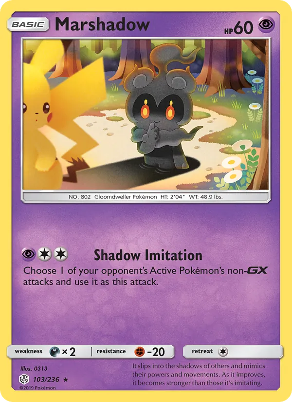 Marshadow #103 – Cosmic Eclipse card