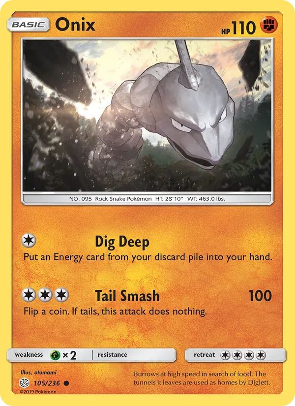 Onix #105 – Cosmic Eclipse card