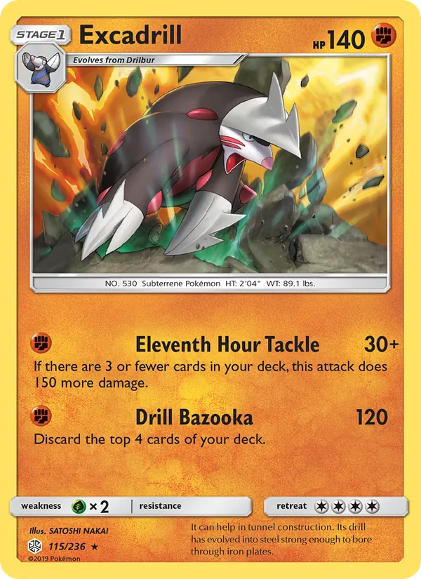 Excadrill #115 – Cosmic Eclipse card