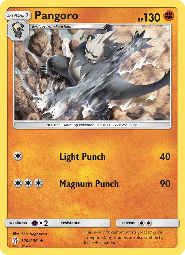 Pangoro #120 – Cosmic Eclipse card