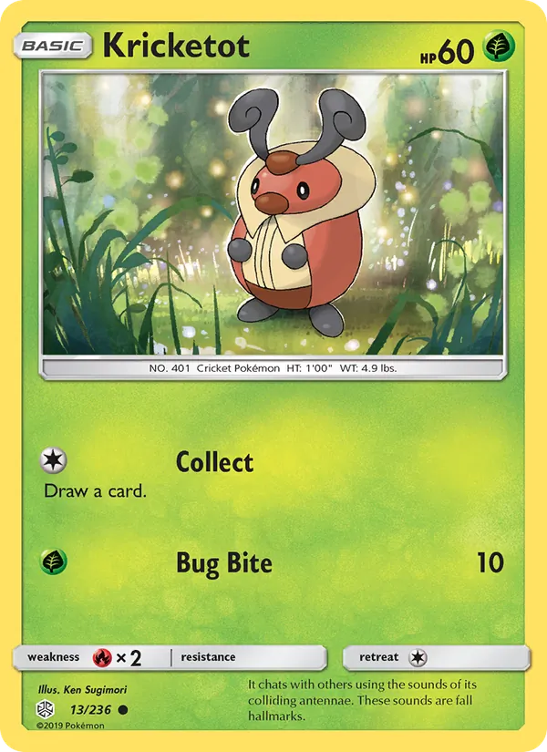 Kricketot #13 – Cosmic Eclipse card