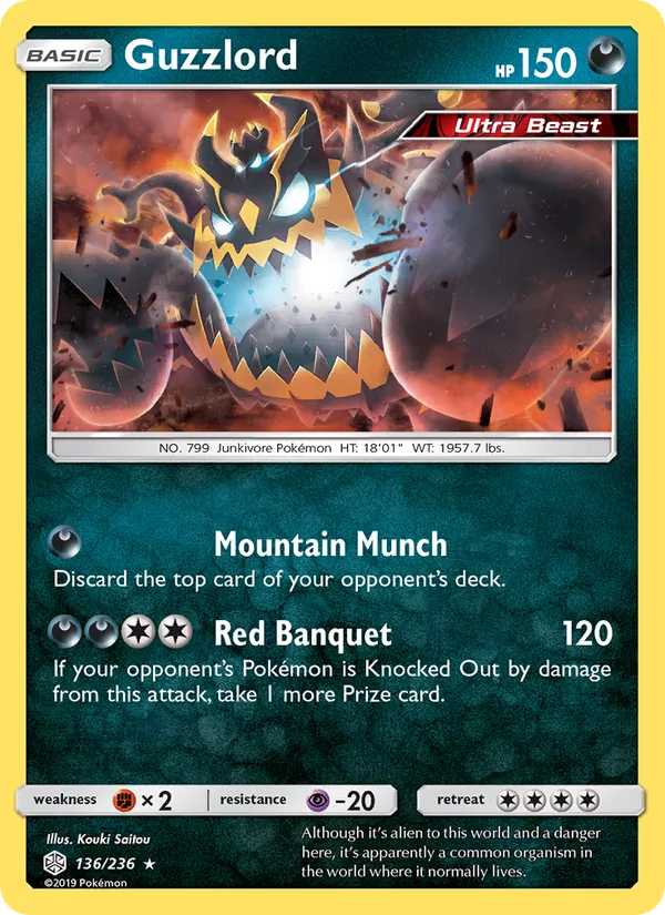 Guzzlord #136 – Cosmic Eclipse card