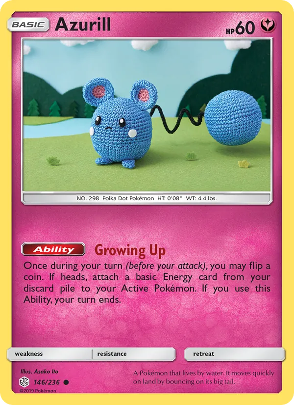 Azurill #146 – Cosmic Eclipse card